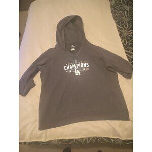 LA Dodgers Men's Sweater 2020 World Series Champs  Hooded 3 XL Fanatics …